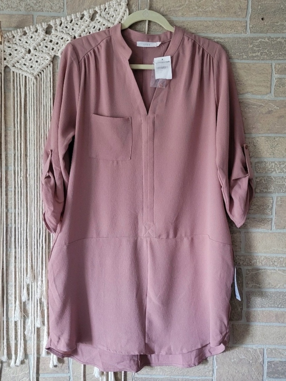 Mauve /“Blush Pink” Dress - Size L